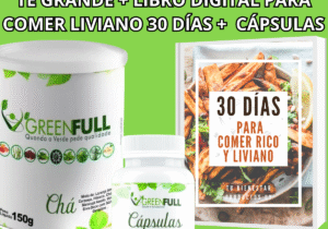 SUPER KIT POTENTE- 1 TÉ GRANDE + 1 POTE CÁPSULAS + LIBRO DIGITAL (30 DÍAS PARA COMER RICO Y LIVIANO)